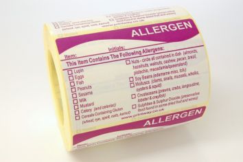 food allergy labels