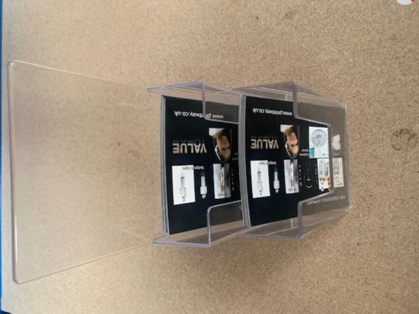 2 pocket 3/4 A4 Leaflet Holder
