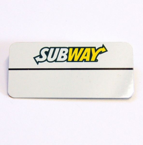 Blank Reusable Name Badges
