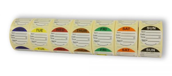 Combo Day Dots / Prep Labels - 7 Day Pack