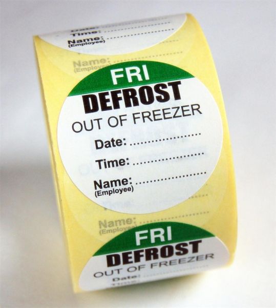 Defrost Labels - Friday