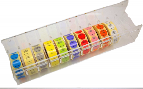 12 Pocket Label Holder