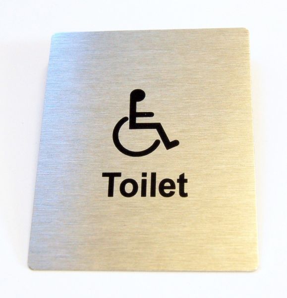 Generic Aluminium Disabled Sign (80 x 100mm)
