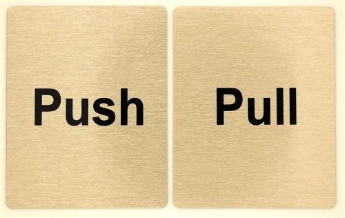 Large Push & Pull Door Signs (80 x 100)