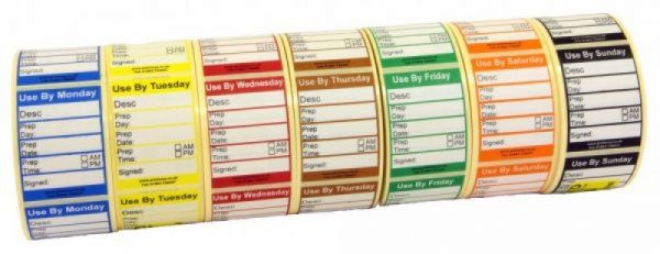 Midi Prep Labels - Peelable Adhesive, 1000 Labels Per Roll