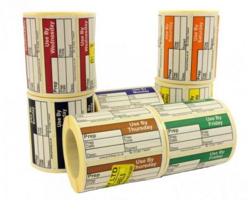 Prep day blank label - Peelable Adhesive 1000 Labels Per Roll!