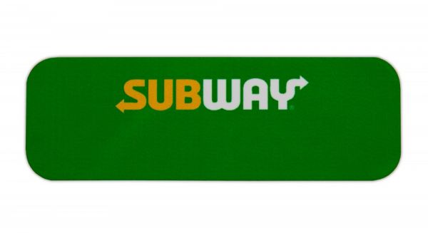 New Style Metal Reusable Name Badges with New Subway Logo